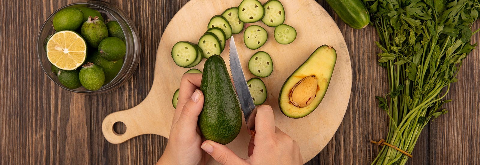 Fresh avocado, a nutrient-rich fruit known to support liver detox and enhance the body’s natural cleansing process.